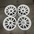 Used 17X9 Vors TR4 5X114.3 30 73.1 White Wheels SET-4. Price: $549.00.