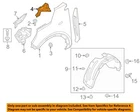 Kia Oem 16-20 Sorento Components-fender Reinf Plate 66315C5000 New. Price: $73.01.