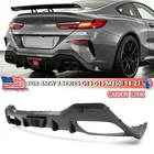 For Bmw Series G14 G15 M850I 2018-2022 Rear Bumper Diffuser Carbon Fiber Style New. Price: $428.99.