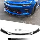 Fits For 16-22 Chevy Camaro 1LE Style Gloss Black Front Bumper Lip Splitter Abs New. Price: $69.99.