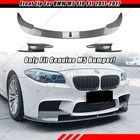 Carbon Fiber Style Front Bumper Lip Spoiler Splitter For Bmw F10 M5 2011-2016 New. Price: $124.99.