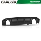 For 16-2021 Honda Civic 4DR Sedan Matte Black Dual Exhaust Rear Bumper Diffuser New. Price: $61.30.