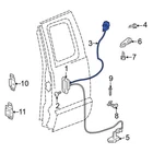 For Mitsubishi Raider 06-09 Rear Right Upper Door Latch Assembly New. Price: $189.62.