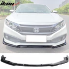 Fits 19-21 Honda Civic Ikon V4 Style Front Bumper Lip Spoiler 1PC Gloss Black New. Price: $59.99.