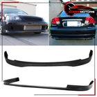 Fits 01-03 Honda Civic Sedan Type Style Front + Rear Bumper Lip Unpainted Pp New. Price: $143.99.