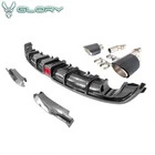 Fits 22-26 Civic Ex/touring/si Rear Diffuser Aprons W/led Tip Carbon Fiber Print New. Price: $169.99.