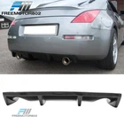 Fits 03-09 Nissan 350Z Rear Bumper Lip Diffuser Shark Fin Real Carbon Fiber Cf New. Price: $179.99.