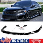 Yofer Crystal Black Pearl Tone Front Bumper Lip Splitter For 2025+ Honda Civic New. Price: $129.99.