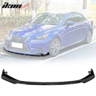 Fits 14-16 Lexus Is Sport 3PCS Front Bumper Lip Spoiler Ikon Style Gloss Black New. Price: $64.99.