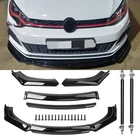 For Vw Golf MK7.5 Gti Front Bumper Lip Spoiler Splitter Bod Kit Glossy Black New. Price: $129.99.