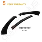 Fits 2015-2017 Ford Mustang Painted Black Front Bumper Body Kit Spoiler Lip 3PCS New. Price: $49.29.