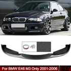 H Style Front Bumper Splitter Lip Fit Bmw E46 M3 Only 2001-06 Carbon Fiber Look New. Price: $152.88.