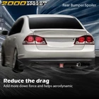Fit For 06-11 Civic Sedan Rear Bumper Spoiler W/led 3RD Brake Light+muffler Tip New. Price: $201.99.