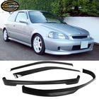 Fits 96-98 Honda Civic 3DR Type Pp Front + Rear Bumper Lip Sun Window Visor New. Price: $143.99.