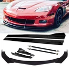 For Chevy Corvette C6 Z06 ZR1 Front Bumper Lip Splitter Spoiler Gloss Black New. Price: $199.99.