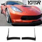 Front Splitter Side Winglet Matte Black Fit 2014-2018 2019 Chevy Corvette C7 Z06 New. Price: $37.49.