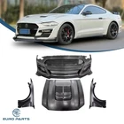 Ford Mustang 18-20 GT500 Style Facelift Front Bumper Grille Kit Hood Fender New. Price: $2365.41.