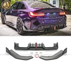 For 2021-2026 Bmw G80 M3 G82 G83 M4 Gloss Black Rear Diffuser W/ Led Light New. Price: $176.86.