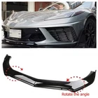 For 2020-2024 Corvette C8 Z51 Front Rear Bumper Lip Spoiler Glossy Black Kits Us New. Price: $75.99.