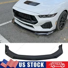 24-26 Ford Mustang S650 Gt Style Gloss Blk Winglet Front Bumper Lip Splitter New. Price: $88.49.