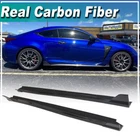 For Lexus Rc-f 2015-18 Real Carbon Fiber Side Skirts Extension Splitters Spoiler New. Price: $455.99.
