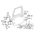 For Jeep Wrangler 2018-2025 68349628AC Front Door Check Strap New. Price: $16.81.