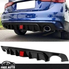 Fits 18-24 Infiniti Q50 Brake Light Rear Bumper Diffuser Lip Gloss Black Led New. Price: $72.99.