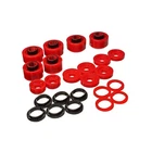 Energy Suspension 4.4121R; Body Mount Bushings Red 99-07 Ford F250-550 Sd New. Price: $162.81.