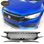 Fits 16-21 Honda Civic Coupe Sedan Front Bumper Mesh Grille + Eyebrows Abs New. Price: $92.99.