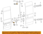 Chrysler Oem 14-23 Promaster 1500 Lock Hardware-hinge Screw 6511273AA New. Price: $38.64.