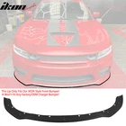 Fits 15-23 Dodge Charger Front Bumper Lip Protector Black Only Ikon New. Price: $104.99.