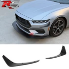 Fits 24-26 Ford Mustang Ecoboost Ikon Style Front Bumper Canards Pp Matte Black New. Price: $52.99.