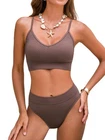Women's Bikini Sets Piece Swimsuit Sporty Mid Rise Scoop Neck Adjustable Spag... New. Price: $58.27.