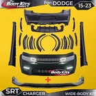 Fit For 2015-2023 Dodge Charger Widebody Kit Front And Rear Bumper Hellcat Style New. Price: $1299.00.