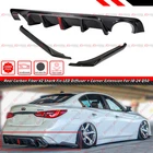 For 2018-2024 Infiniti Q50 Carbon Fiber V2 Led Rear Diffuser + Corner Extension New. Price: $489.99.