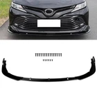 Gloss Black For 2018-2020 Toyota Camry Front Bumper Lip Spoiler Body Kit New. Price: $40.99.