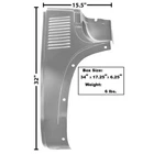 Dynacorn 1106DWT Cowl Outer Lower Panel, Rh, 1947-54 Fits Chevy Pickup New. Price: $73.99.