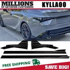 Rear Bumper Lip Spoiler Side Skirt Extension Gloss For 21-23 Lexus IS350 F-sport New. Price: $89.00.