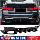 For 17-23 Bmw G30 540I M-sport Big Fin M5 Style Gloss Black Led Rear Diffuser New. Price: $229.98.