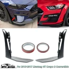 Front Corner Winglet Splitters 15-21 Ford Mustang GT500 Style Carbon Color New. Price: $212.30.
