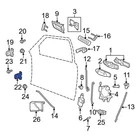 Ford Ranger 2004-2011 6W1Z5422810A Front Lower Door Hinge New. Price: $87.50.