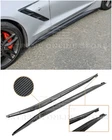 For 14-19 Corvette C7 Add-on Bottom Line Carbon Fiber Side Skirts Rocker Panel New. Price: $289.98.