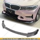 Carbon Fiber Print Front Bumper Lip 3PC Pp For 19-22 Bmw G20 Series Sport Line New. Price: $74.99.