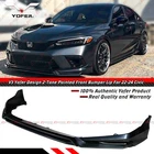 For 22-24 Honda Civic Yofer V3 Meteorite Gray Metallic Front Bumper Lip Splitter New. Price: $169.99.