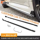 Kuafu Side Skirts For Subaru 15-21 Wrx/wrx Sti St-style Rocker Panels Body Kit New. Price: $64.31.