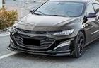 For 19-21 Chevrolet Malibu Painted Black Front Bumper Body Kit Spoiler Lip 3PCS New. Price: $65.99.