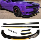 For Dodge Challenger Srt Sx Front Rear Bumper Lip Side Skirt Full Set Body Kits New. Price: $127.80.