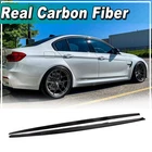 For Bmw F30 328I 335I M-sport 13UP Real Carbon Side Skirt Extension Lip Spoiler New. Price: $298.30.