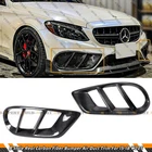 For 2015-18 Benz W205 C43 C300 C400 Amg Carbon Fiber Front Bumper Air Duct Cover New. Price: $165.99.