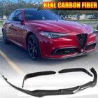 For Alfa Romeo Giulia Sport 16-24 Real Carbon Front Bumper Lip Spoiler Air Vent New. Price: $529.15.